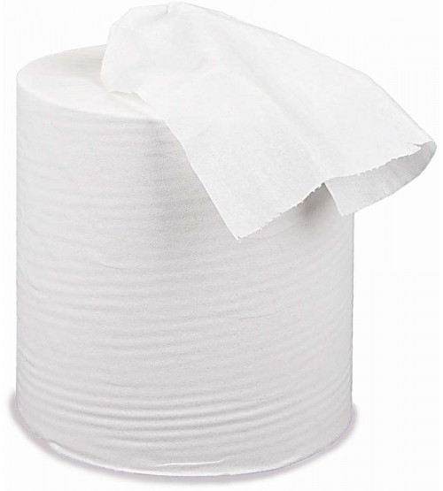 1 Ply White Centrefeed Paper Towel (pack of 12)